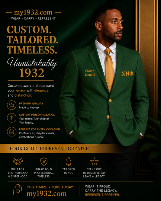 1932 Hunter Green Frater Lemon Blazer™